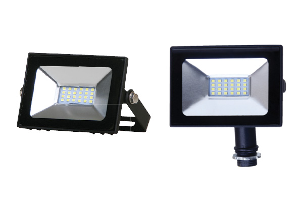 F16S-L mini flood light available with pole mount or yoke